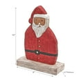 thumbnail image 2 of Christmas Mango Wood Santa On Base, 2 of 3