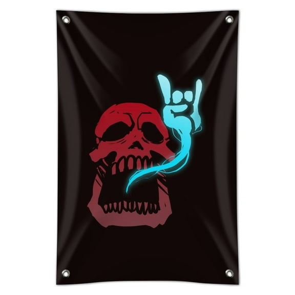 Rock and Roll Soul Skull Home Business Office Sign