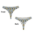 thumbnail image 3 of Fotbe Lightning Bolts Tanga Sin Costuras para Mujer con Estampado – Panties Invisibles, Transpirables y Cómodos para Uso Diario-Medium, 3 of 6