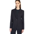 thumbnail image 5 of Max Mara Women's Lamine Navy Blue Blazer Blue Sizes IT 34-64, 5 of 5