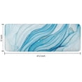 thumbnail image 7 of Blue White Gold Marble Pattern Kitchen Rug Mat,Kitchen Runner Rugs Non Skid Washable,Decorative Kitchen Floor Mats for Kitchen,Sink,Laundry,17"x47.2", 7 of 7