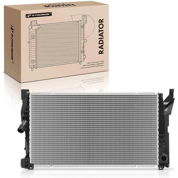 A-Premium Engine Coolant Radiator Assembly Compatible with Mini Cooper 2016-2019, Cooper Clubman 2016-2019, Cooper Countryman 2017-2019, 1.5L
