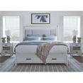 thumbnail image 5 of Pemberly Row Contemporary Bedroom King Shelter Bed with 2 Nightstands, 5 of 14