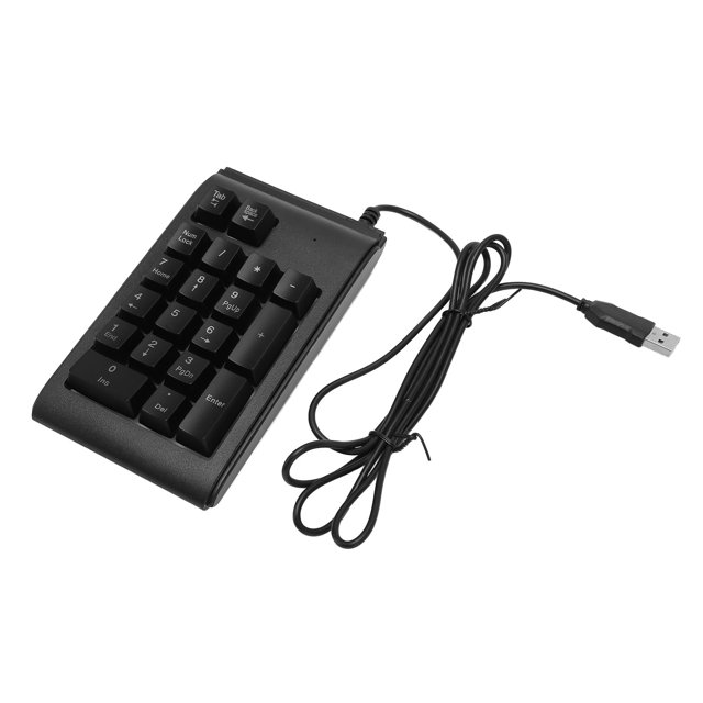 Teclado numérico teclado numérico con cable negro 19 teclas ABS de bajo ruido con 3 colores retroiluminados para escritorio ANGGREK Otros