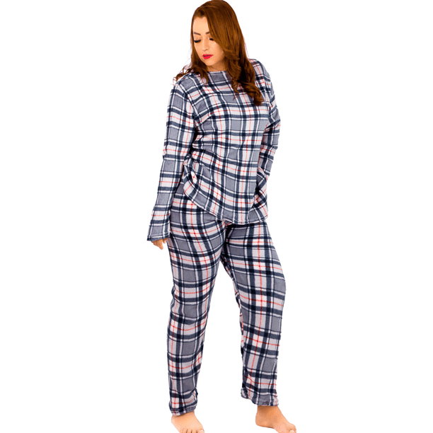Pijama Afelpada Mujer Polar Pantalón Sudadera Unitalla