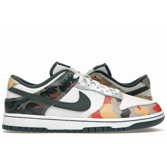Nike Men's Dunk Low SE Sail Multi-Camo Shoes, from StockX