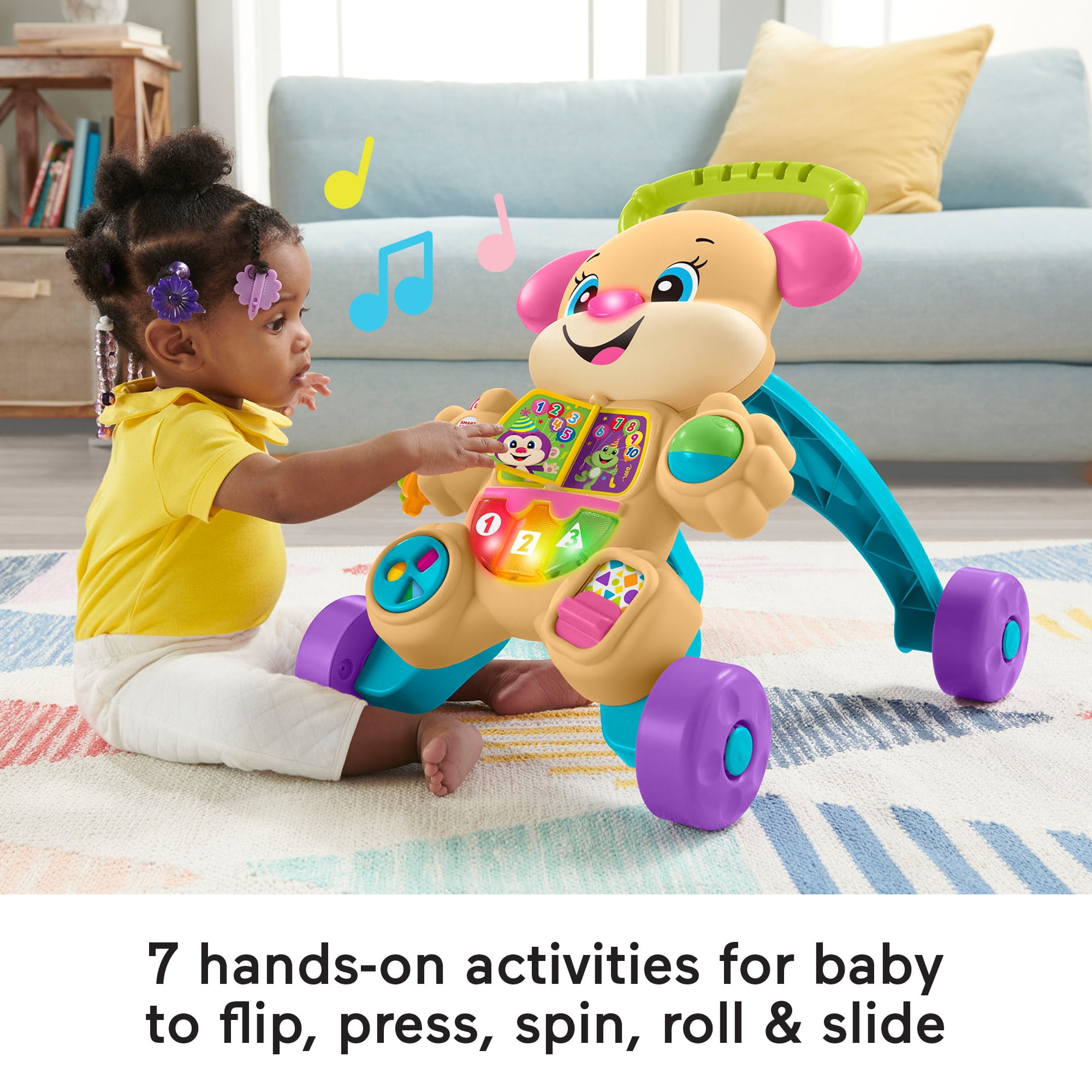 Fisher-Price Laugh & Learn Smart Stages Learn with Sis Walker Infant & Toddler Educational Toy