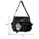 thumbnail image 4 of Bolso De Hombro Bolso Casual Crossbody Messenger Multi Pockets Nylon Crossbody Bag para viajes, 4 of 8
