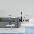 thumbnail image 2 of Bandeja moderna con estatua de gato y jirafa de resina cerámica para mesa, estante, armario, centro de mesa, decoración creativa, joyería, aperitivos,, 2 of 8
