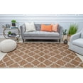 thumbnail image 4 of Rugs America GN25A Fancy Trellis Transitional Brown Area Rug, 8'0"x10'0", 4 of 6