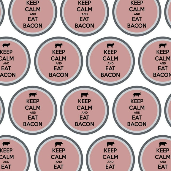 Keep Calm And Eat Bacon Pig Premium Gift Wrap Wrapping Paper Roll