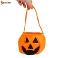 thumbnail image 5 of Spencer Halloween Pumpkin Trick Or Treat Bags Candy Handbags Craft Tote Bag for Kids Costume Party Favors Supplies (Green), 5 of 8