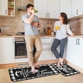 thumbnail image 5 of Retro Honey Bees Wildflowers Kitchen Mat Set of 2 Anti-Fatigue Kitchen Rug Set Non Slip Foam Cushioned Kitchen Runner Rugs and Mats Comfort Standing Mat for Farmhouse Doormat Laundry, 5 of 6