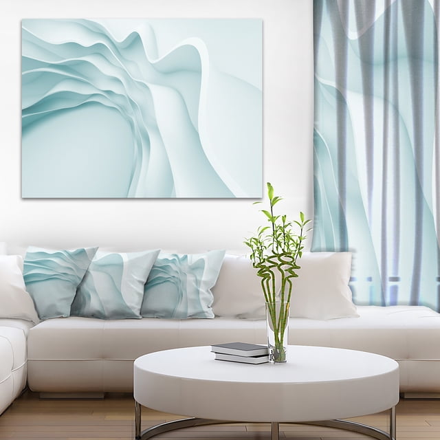 Grandes Vagues 3D Bleues Fractales