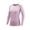 Pink, variant on Vivianyn HD Women's Contrast Stitch Long Sleeve Athletic T-Shirt, Casual Fitted Workout Top,Gray,Size S-XXXL