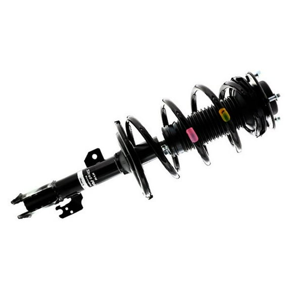 Front Passenger Side Twin-Tube Complete Strut Assembly for Toyota Sienna 2011-2014 Black Steel