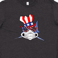 thumbnail image 4 of Inktastic 4th of July Patriot Shark Youth T-Shirt, 4 of 5