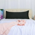 thumbnail image 2 of Unique Bargains Solid Print Woven Pillowcases, Body Pillow, Black, 2 of 2