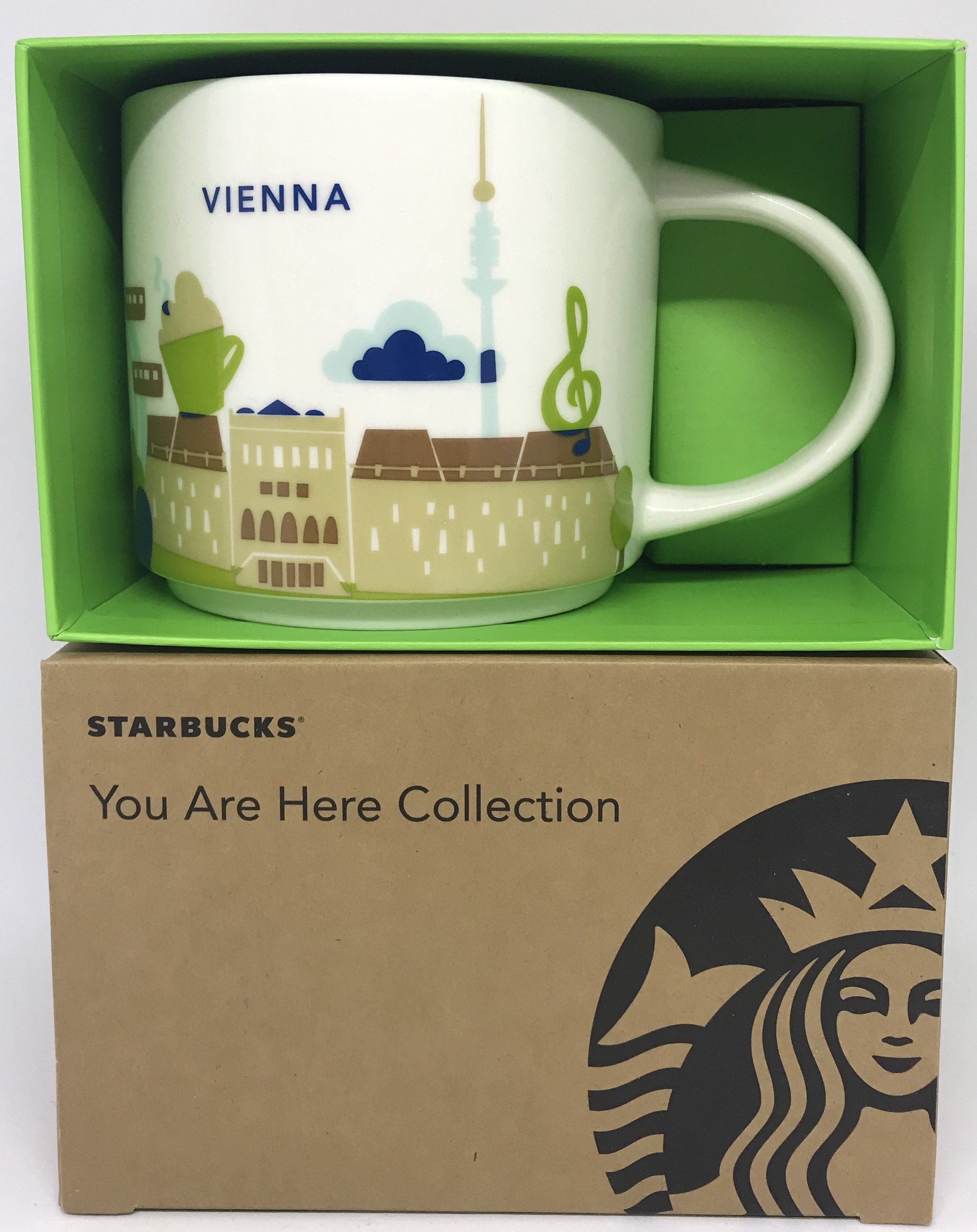 Starbucks You Are Here Collection Austria Vienna Ceramic Coffee Mug New