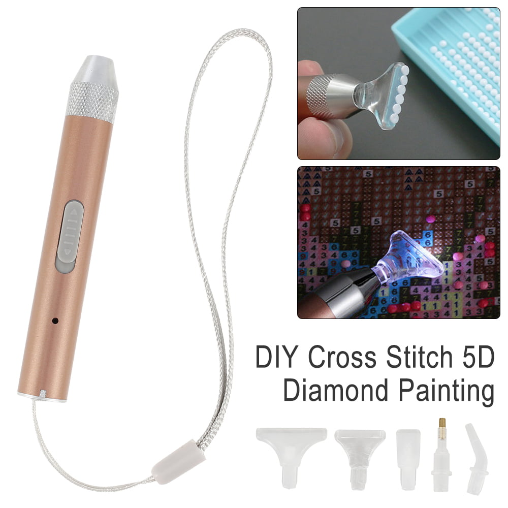 Diamond Painting Rechargeable Point Drill Pen Diamond Painting Pen USB Lighting 