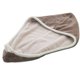 thumbnail image 1 of Terciopelo de coral suave Mujeres Instantáneo Secado Sombrero Microfibra Super Húmeda Curly Hair Care Wrap Cute Cap Loop Turban Toalla Baño Café Café Caqui Inevent HA010397-01, 1 of 6