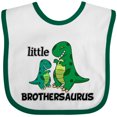 thumbnail image 3 of Inktastic Little Brothersaurus Boys Baby Bib, 3 of 4