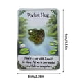 thumbnail image 3 of Animals Pocket Hug Token Small Mini Gifts, Pocket Blessing Message Card, Pocket Hugs for Coworkers, Mini Gifts for Women Pocket Gift(1pcs), 3 of 5