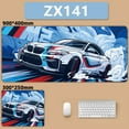 thumbnail image 3 of Rally Sports Racing Car Speed Drift GTR Race Car Vehicle XXL Mouse Pad Large Computer Laptop Non-slip Keyboard Desk Mat Mousepad, 3 of 5