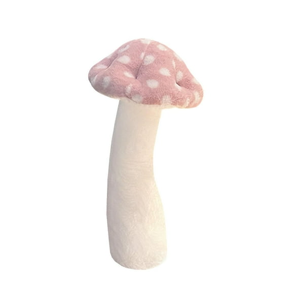 Mushroom Plush Pillow - 30 inch Mushroom Shaped Stuffed Long Pillow - Mushroom Plush Body Pillow - Christmas Birthday Sofa Home Decoration (Pink)