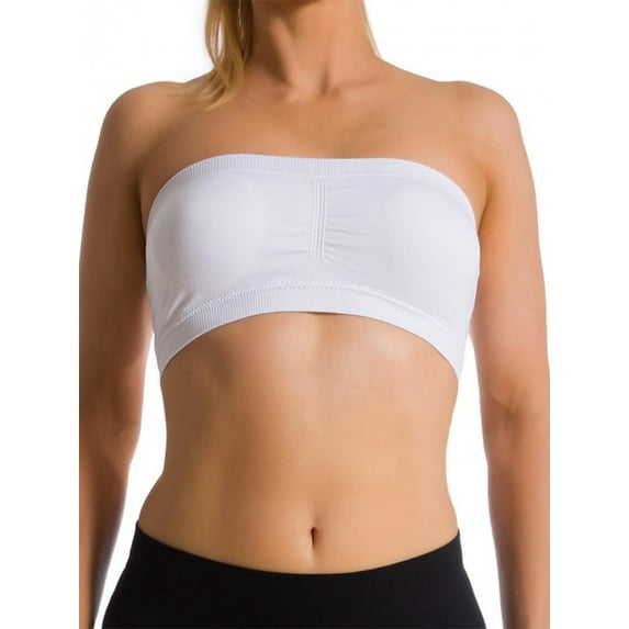 Women Stretch Yoga Sports Bra Wire Free Bandeau With Removable Pads