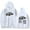 White, variant on Sombr Tour 2025 Hoodies, retro casual men's and women's sports shirts, hip-hop clothing, Harajuku pullovers