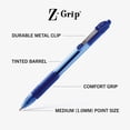 thumbnail image 3 of Bolígrafo Zebra Pen Z-Grip retráctil de tinta azul, paquete de 24, 3 of 6