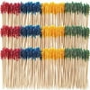 Frilly Cocktail Toothpicks, 4 in, Assorted, 1000ct