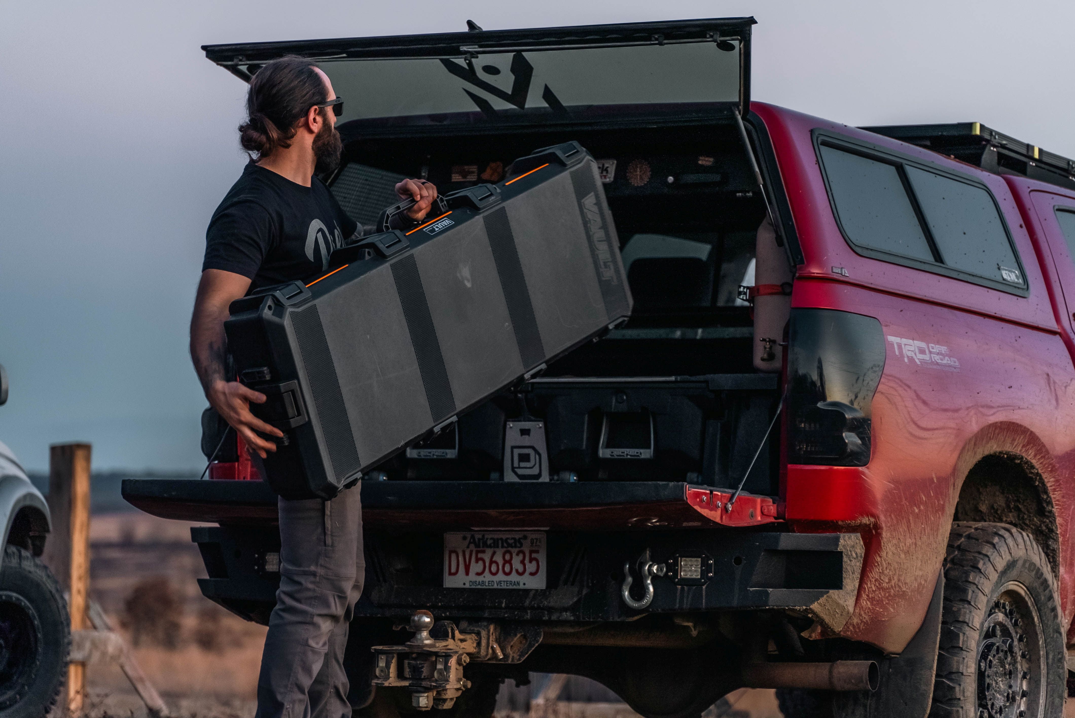 Vault by Pelican V730 Long 47" Case, Hard Case for Camera, Rifle, Gear, Equipment, Heavy Duty Handles, Push Button Latches, Stainless Steel Lock Hasps