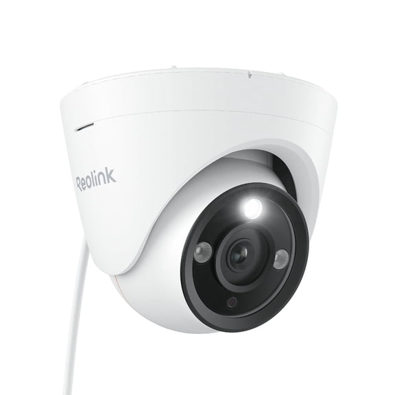Reolink RLC-1224A 12MP PoE Dome Security Camera Outdoor, 97° Wide Angle, Color Night Vision with 700lm Spotlight, Human/Vehicle/Pet Detection, Two-Way Talk, Up to 512GB microSD, No Subscription