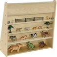 thumbnail image 2 of Contender 5 Shelves Single Sided Bookcase Display Stand for Kids, Birch Hardwood Bookshelf Ready-to-Assemble, 2 of 8