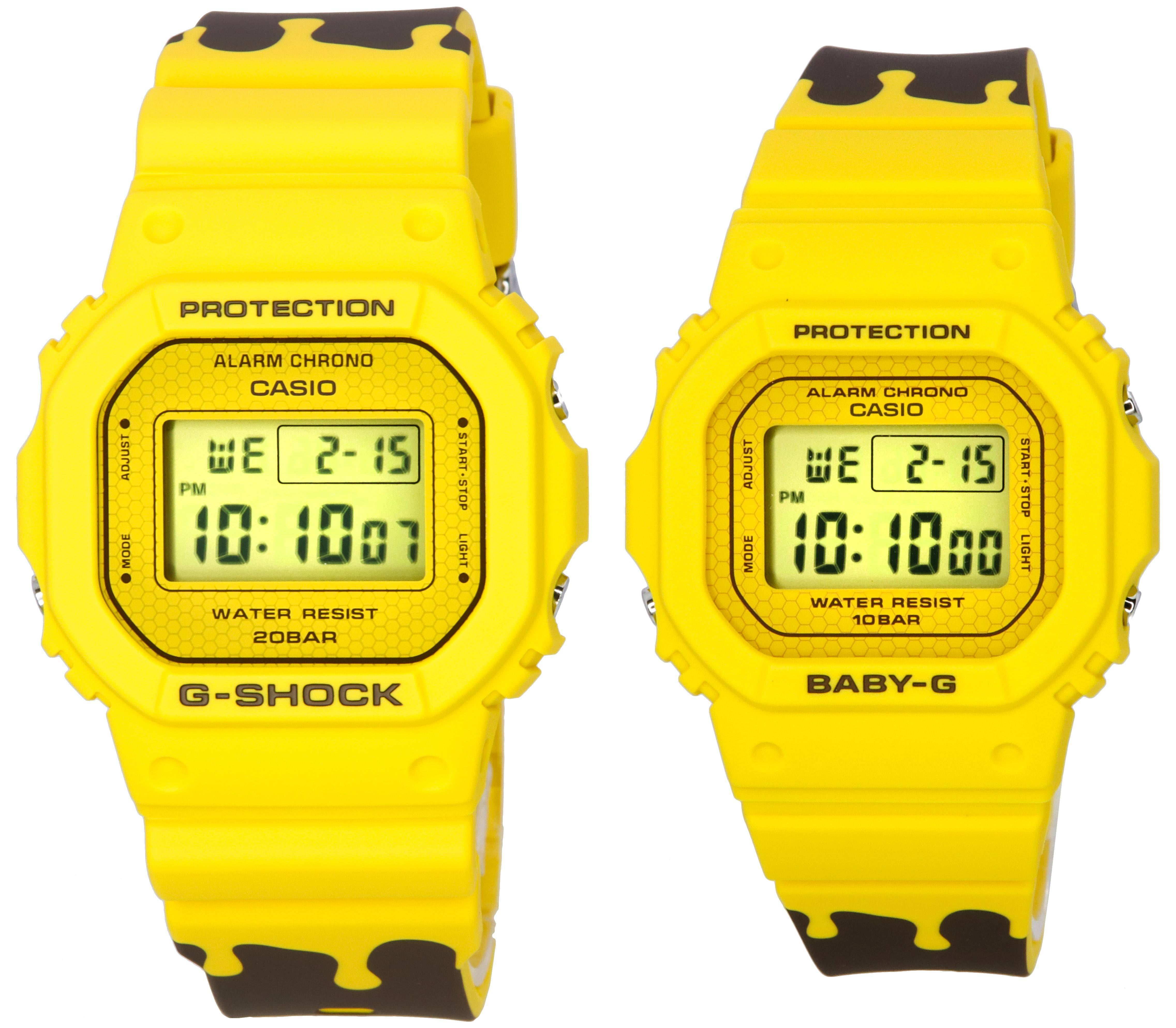 Casio G-Shock And Baby-G Digital Honey Inspired Edition Quartz SLV-22B-9 SLV22B-9 Couple Watch - Walmart.com