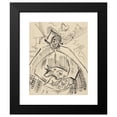 thumbnail image 2 of Arnold Peter Weisz-Kubínčan 20x24 Black Modern Framed Museum Art Print Titled - Man with a Pig, 2 of 5