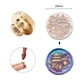 thumbnail image 5 of Cuadros Decorativos Sello de 25 mm Cabeza de cobre Cabeza de cobre de forma redonda en relieve 3D para tarjeta de boda (GX28), 5 of 8