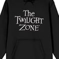 thumbnail image 2 of Twilight Zone Logo Unisex Adult Black Hoodie-L, 2 of 4