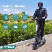 GOTRAX Atlas Adult Electric Scooter with 10 Pneumatic Tire , 30mph & 38 mile Range, Dual 600 W, 330lbs Max Load, Foldable &Portable, Black