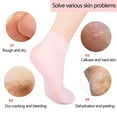thumbnail image 3 of Moisturizing Foot Mask Exfoliating Silicone Socks,Beach Protective Socks,Silicone Socks for Dry Cracked Feet Women(2pcs white), 3 of 8
