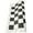 Black White, variant on ZPAQI Leather Chess Board Roll-up Tournament Chess Mat Non Slip Soft Chessboard