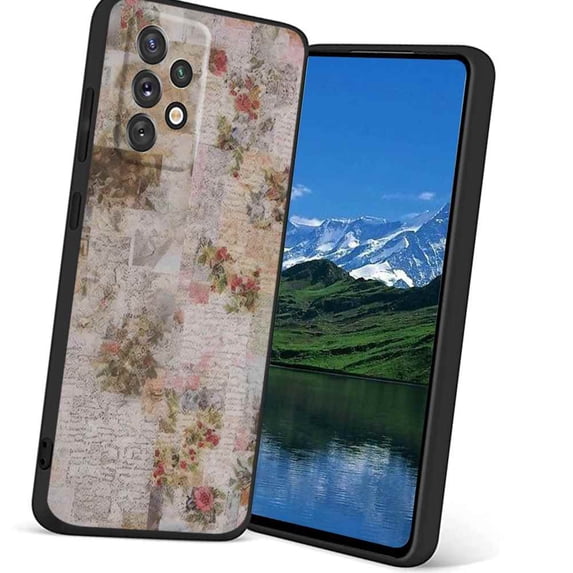 Compatible with Samsung Galaxy A52 5G Phone Case, Picture-Collage-4 Case Silicone Protective for Teen Girl Boy Case for Samsung Galaxy A52 5G