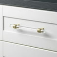 thumbnail image 3 of GlideRite  6-5/16 in. Clear Acrylic Cabinet Pulls Satin Gold (Set of 10), 3 of 3