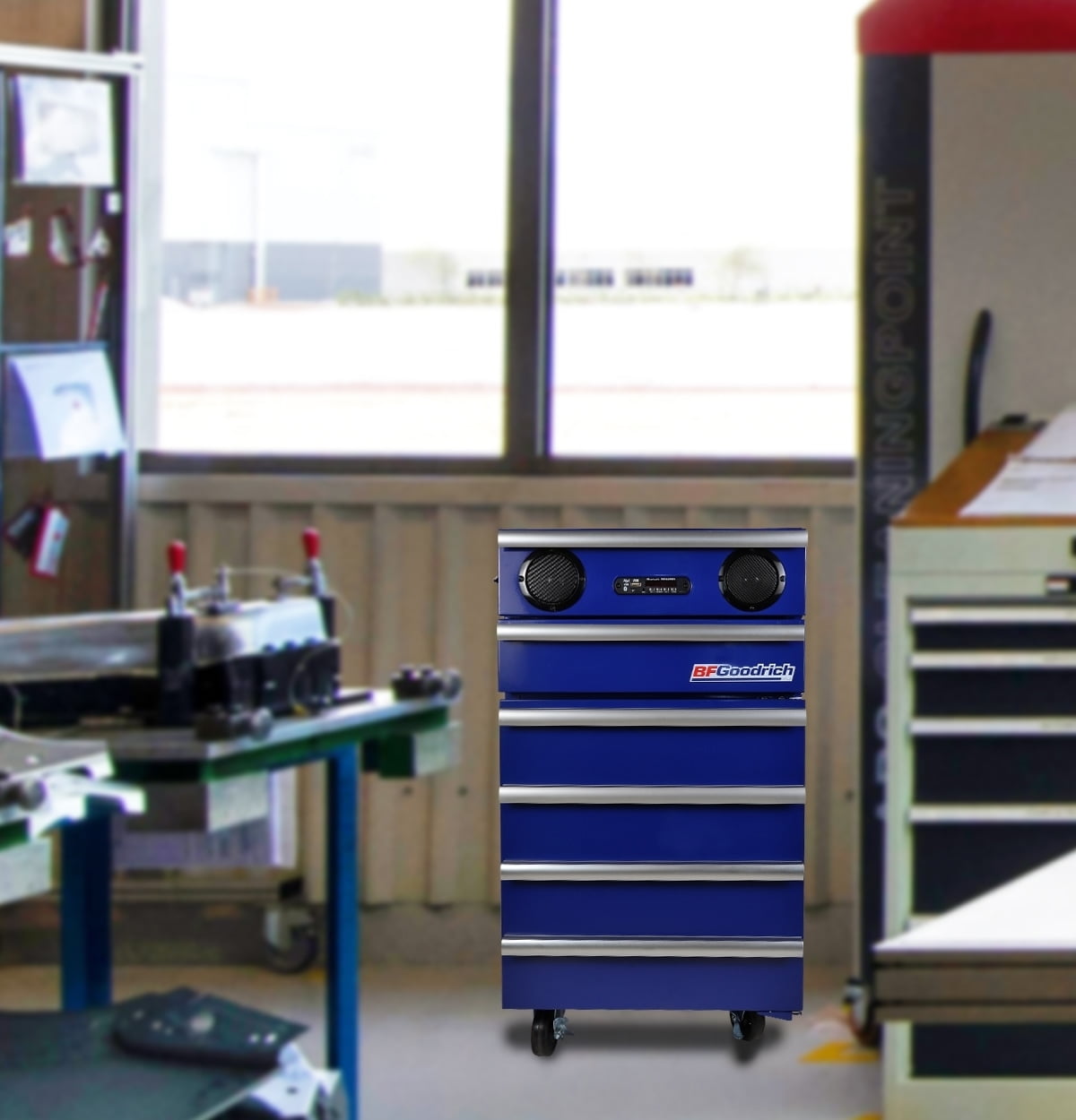 BF Goodrich Tool Chest Fridge 50 Litre With Wheels And Bluetooth