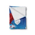 thumbnail image 2 of Valentine's Day Soft Flannel Fleece Throw Blanket, Fallen Rose Petal Leaves Heart Nature Sky, Cozy Plush for Indoor and Outdoor Use, 50" x 70", Multicolor Vermilion, by Ambesonne, 2 of 6