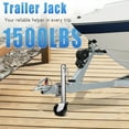thumbnail image 5 of Yesurprise 1500 lbs Trailer Jack with Dual Wheel Heavy Duty Swivel Boat Trailer Jack 13" Lift Bolt-on Trailer Tongue Jack for RV Boat, 5 of 8