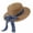 B-Khaki, variant on Summer Sun Beach Hats for Women, Wide Brim Straw Hats with Ruffled Bowknot, Khaki, Foldable Woven Sun Hat UV Protection on Clearence