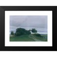 thumbnail image 2 of Ferdinand Brunner 24x18 Black Modern Framed Museum Art Print Titled - Truber Evening (1903), 2 of 5